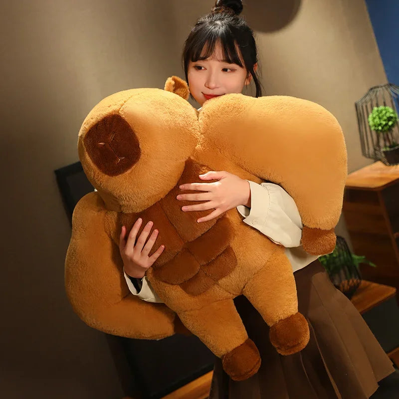 Fluffy Muscular Capybara Plush-Kawaii Dream