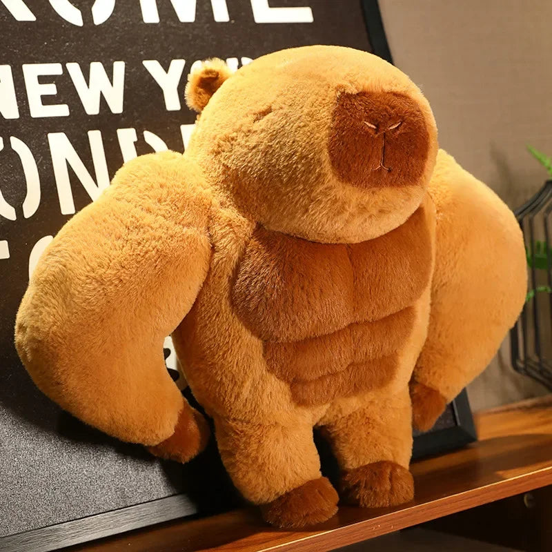Fluffy Muscular Capybara Plush-Kawaii Dream