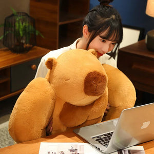 Fluffy Muscular Capybara Plush-Kawaii Dream