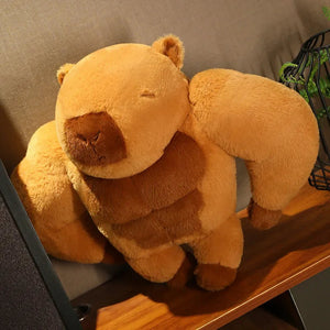 Fluffy Muscular Capybara Plush-Kawaii Dream