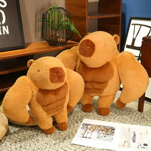 Fluffy Muscular Capybara Plush-Kawaii Dream