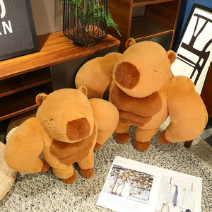 Fluffy Muscular Capybara Plush-Kawaii Dream