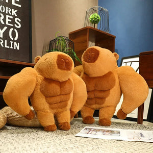 Fluffy Muscular Capybara Plush-Kawaii Dream