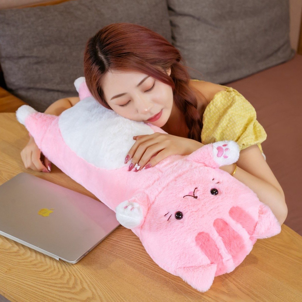 Fluffy Neko Cat Snuggle Buddies-Kawaii Dream