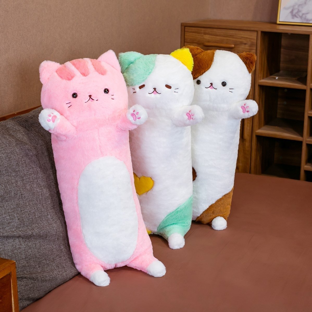 Fluffy Neko Cat Snuggle Buddies-Kawaii Dream