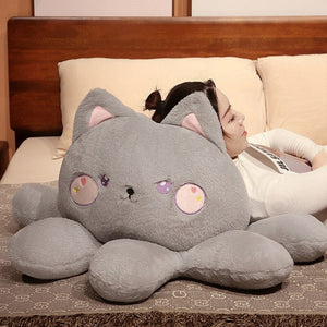 Fluffy Octo-Animal Fox Cat Bunny Bear Plushies-Kawaii Dream