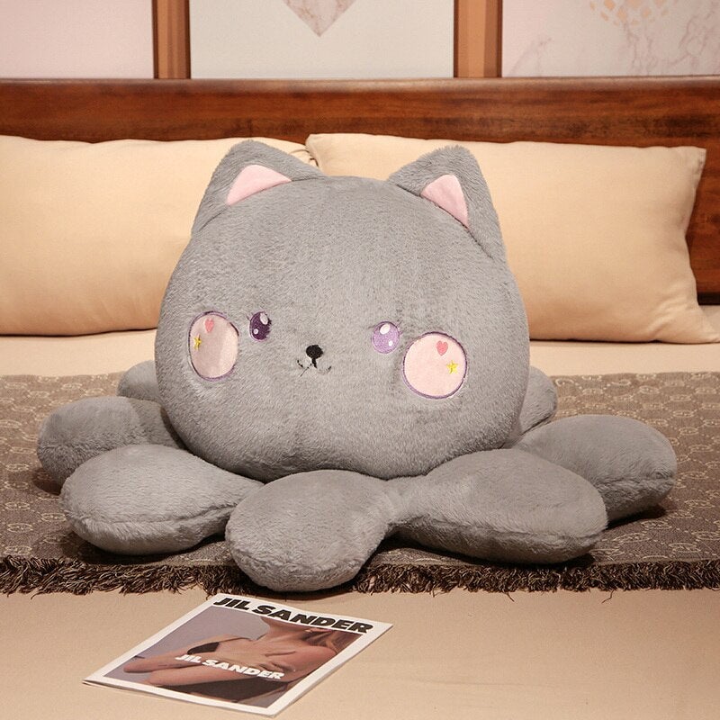 Fluffy Octo-Animal Fox Cat Bunny Bear Plushies-Kawaii Dream