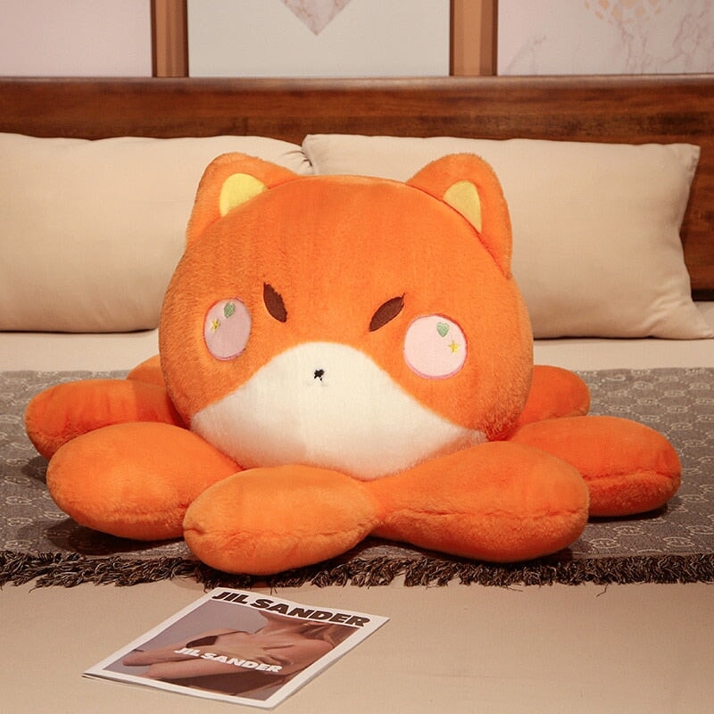 Fluffy Octo-Animal Fox Cat Bunny Bear Plushies-Kawaii Dream