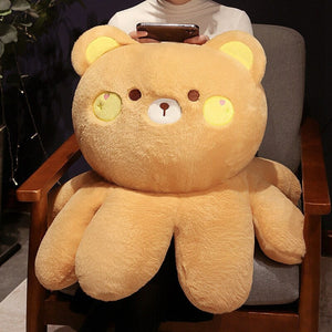 Fluffy Octo-Animal Fox Cat Bunny Bear Plushies-Kawaii Dream