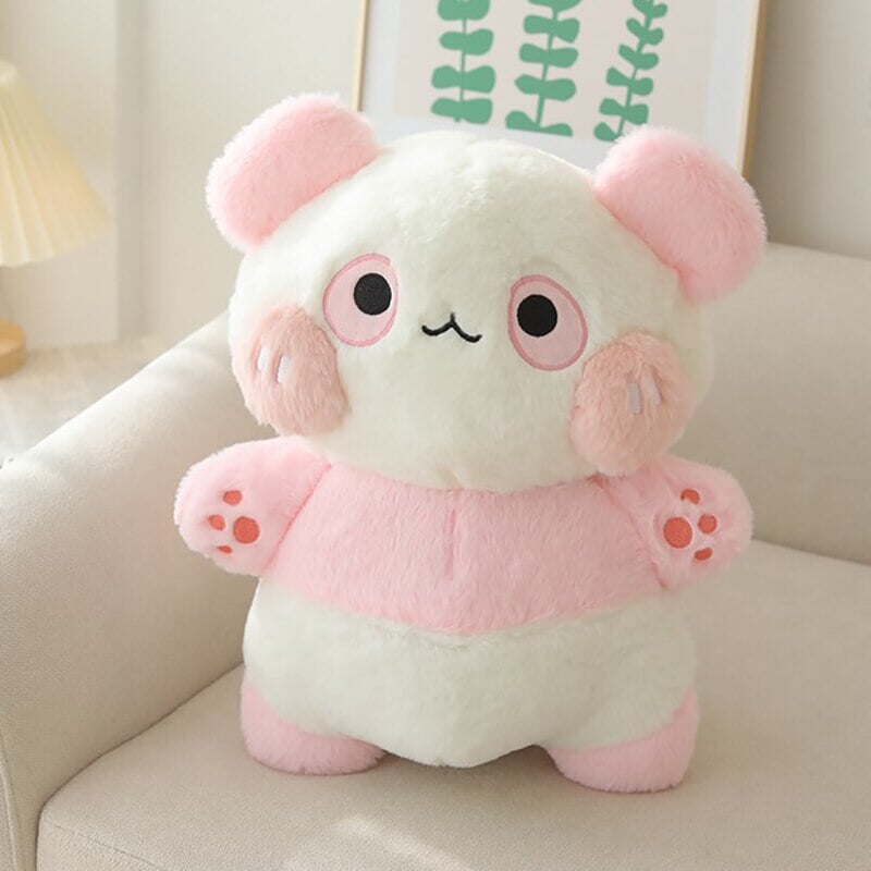 Fluffy Panda Squad Plushies-Kawaii Dream