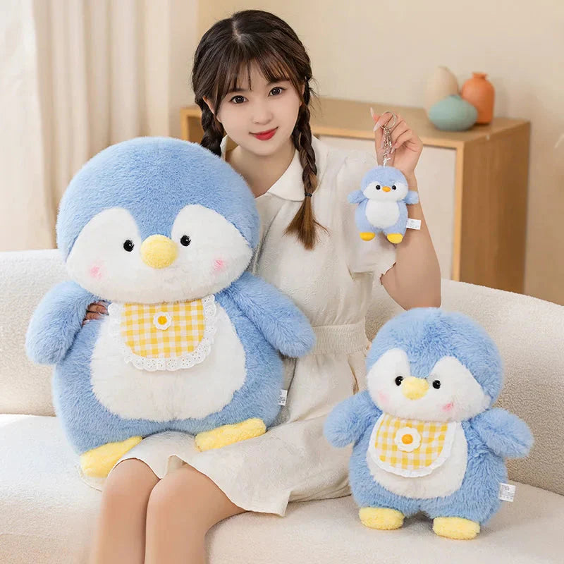Fluffy Penguin Squad Plushies with Bib-Kawaii Dream