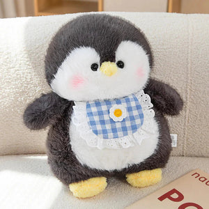 Fluffy Penguin Squad Plushies with Bib-Kawaii Dream