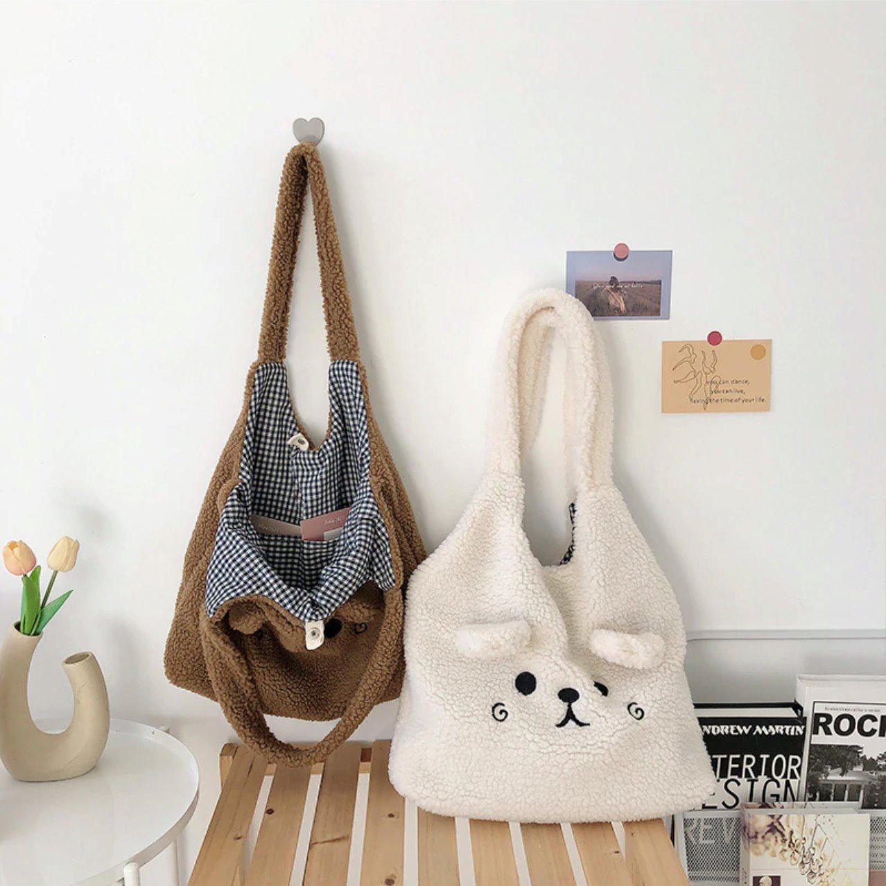Fluffy Pup Tote-Kawaii Dream