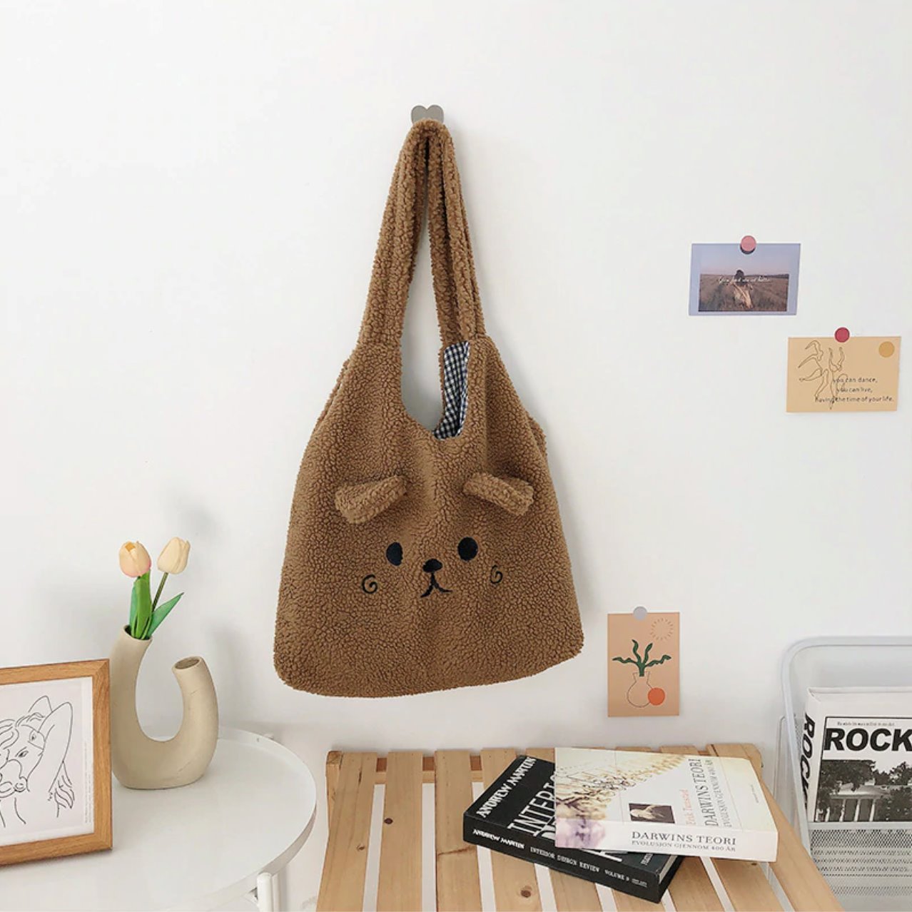 Fluffy Pup Tote-Kawaii Dream