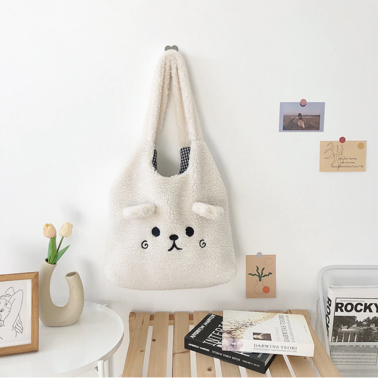 Fluffy Pup Tote-Kawaii Dream