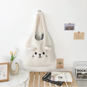 Fluffy Pup Tote-Kawaii Dream