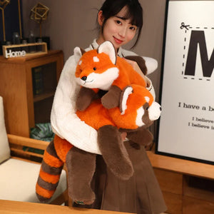 Fluffy Red Panda & Fox Plushies-Kawaii Dream