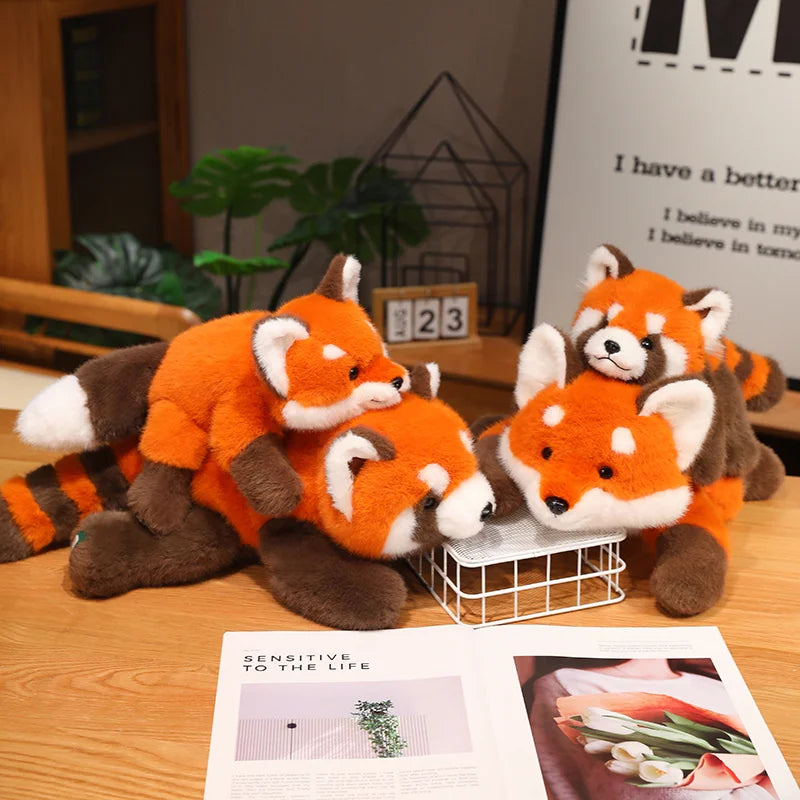 Fluffy Red Panda & Fox Plushies-Kawaii Dream