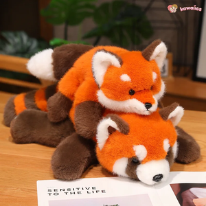 Fluffy Red Panda & Fox Plushies-Kawaii Dream