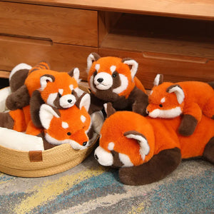 Fluffy Red Panda & Fox Plushies-Kawaii Dream
