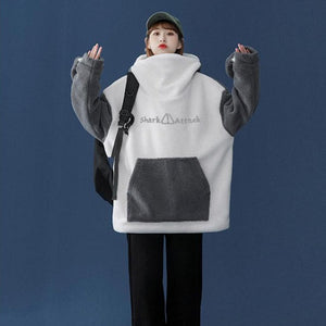 Fluffy Shark Hoodie-Kawaii Dream