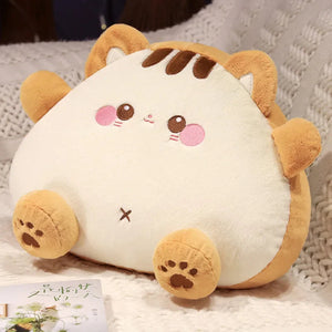 Fluffy Toastie Bread Cat Plushies-Kawaii Dream