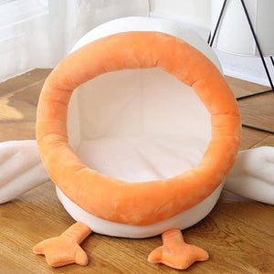 Flying White Duck Cat Bed-Kawaii Dream