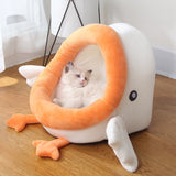 Flying White Duck Cat Bed-Kawaii Dream