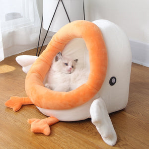 Flying White Duck Cat Bed-Kawaii Dream