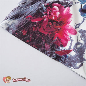 Fox Cranes Dragon Japanese Women Kimono Robe Cardigan-Kawaii Dream