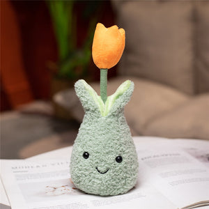 Friendly Cuddly Tulip 22cm Flower Pot Plushie Collection-Kawaii Dream