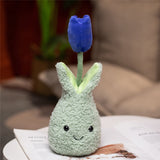 Friendly Cuddly Tulip 22cm Flower Pot Plushie Collection-Kawaii Dream