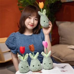 Friendly Cuddly Tulip 22cm Flower Pot Plushie Collection-Kawaii Dream