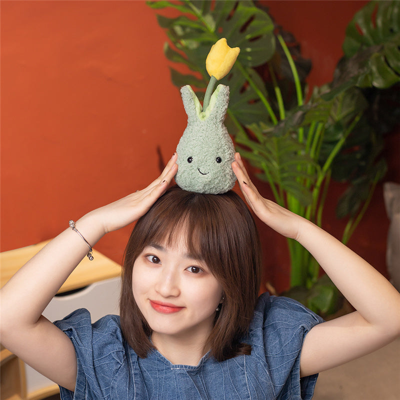 Friendly Cuddly Tulip 22cm Flower Pot Plushie Collection-Kawaii Dream