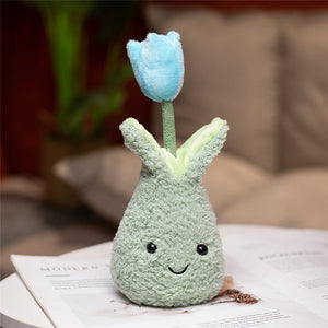 Friendly Cuddly Tulip 22cm Flower Pot Plushie Collection-Kawaii Dream