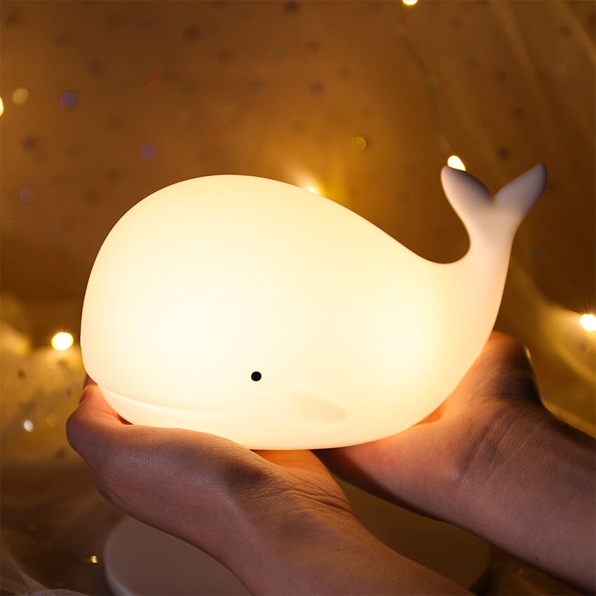 Friendly Kawaii Whale LED Night Light-Kawaii Dream