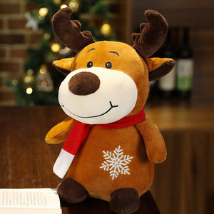 Friendly Santa Reindeer Snowman Plushies-Kawaii Dream