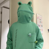 Frog Hood Hoodie *EXCLUSIVE*-Kawaii Dream