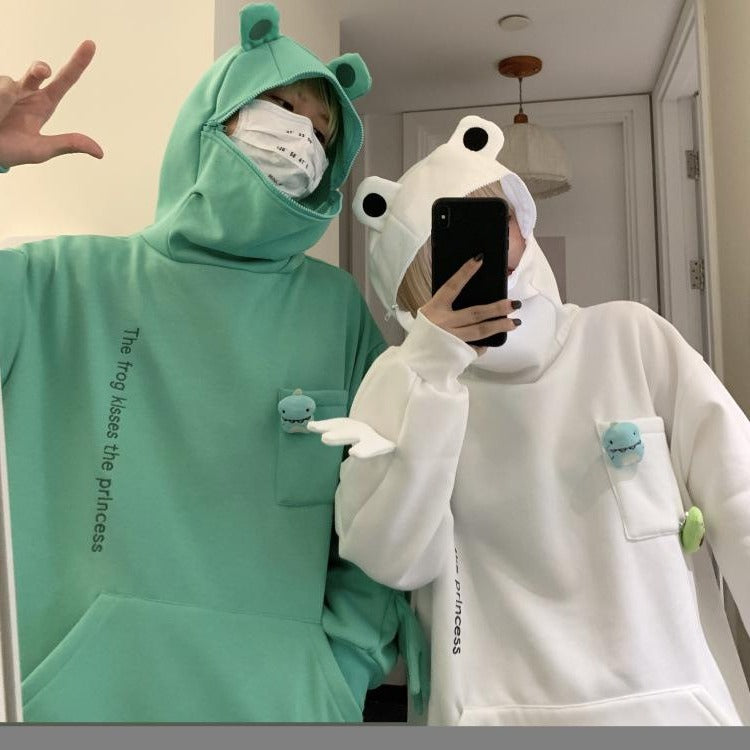 Frog Hood Hoodie *EXCLUSIVE*-Kawaii Dream