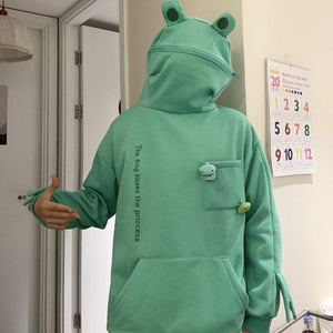 Frog Hood Hoodie *EXCLUSIVE*-Kawaii Dream