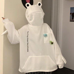 Frog Hood Hoodie *EXCLUSIVE*-Kawaii Dream