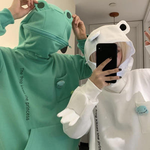 Frog Hood Hoodie *EXCLUSIVE*-Kawaii Dream
