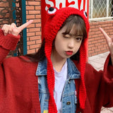 Frog Pom Pom Knit Beanie Hat-Kawaii Dream