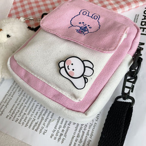 Funny Bunny Canvas Side Bag-Kawaii Dream
