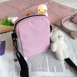 Funny Bunny Canvas Side Bag-Kawaii Dream