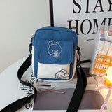 Funny Bunny Canvas Side Bag-Kawaii Dream