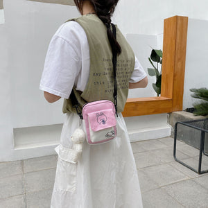 Funny Bunny Canvas Side Bag-Kawaii Dream