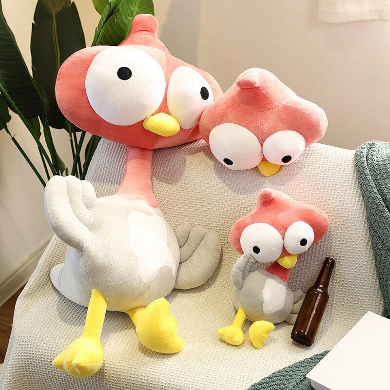 Funny Shocked Giant Ostrich Plushies-Kawaii Dream