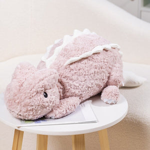 Fuzzy Cute Pink Red Lizard Plushies-Kawaii Dream