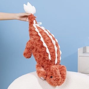 Fuzzy Cute Pink Red Lizard Plushies-Kawaii Dream